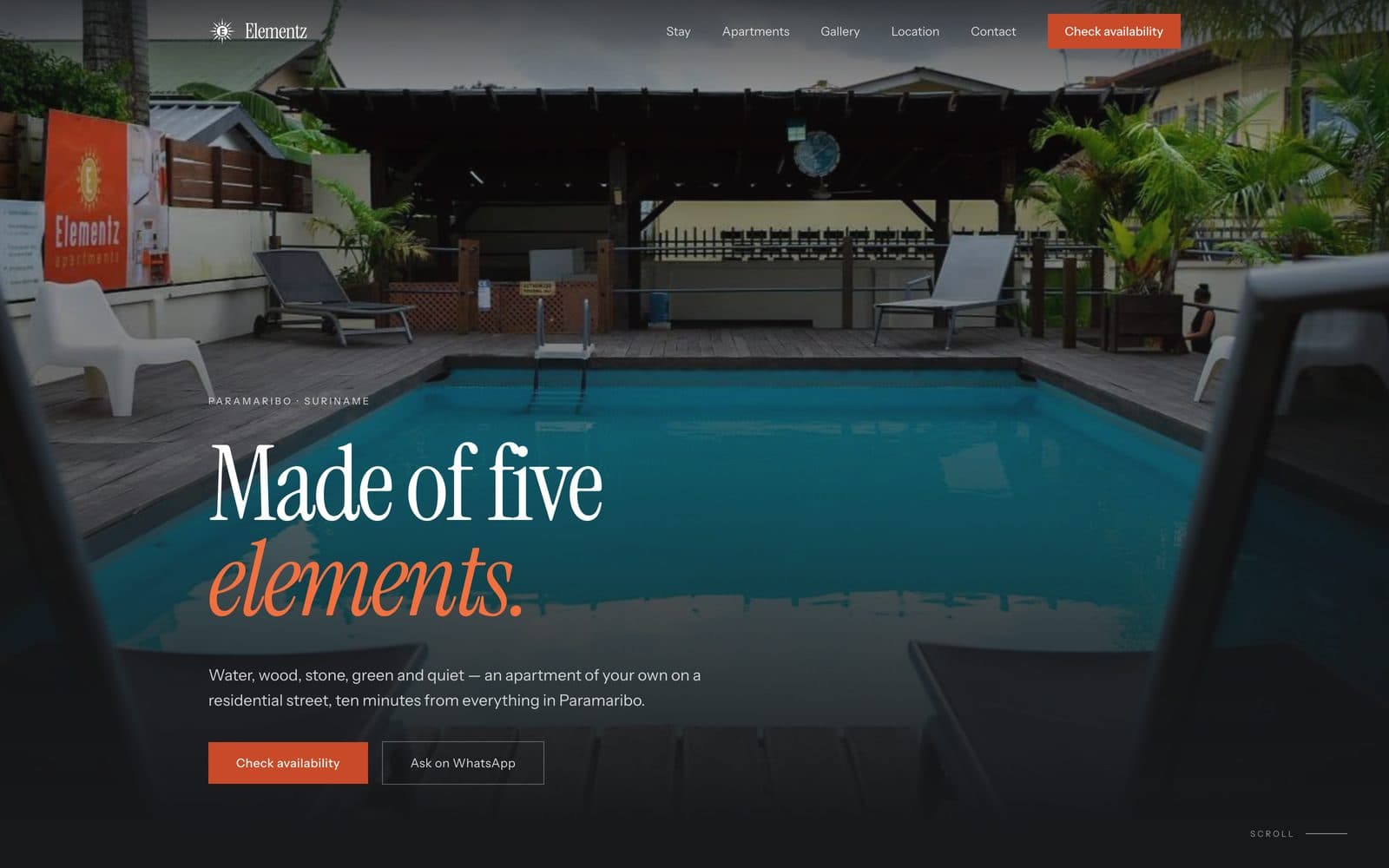 Elementz Apartments — Hospitality